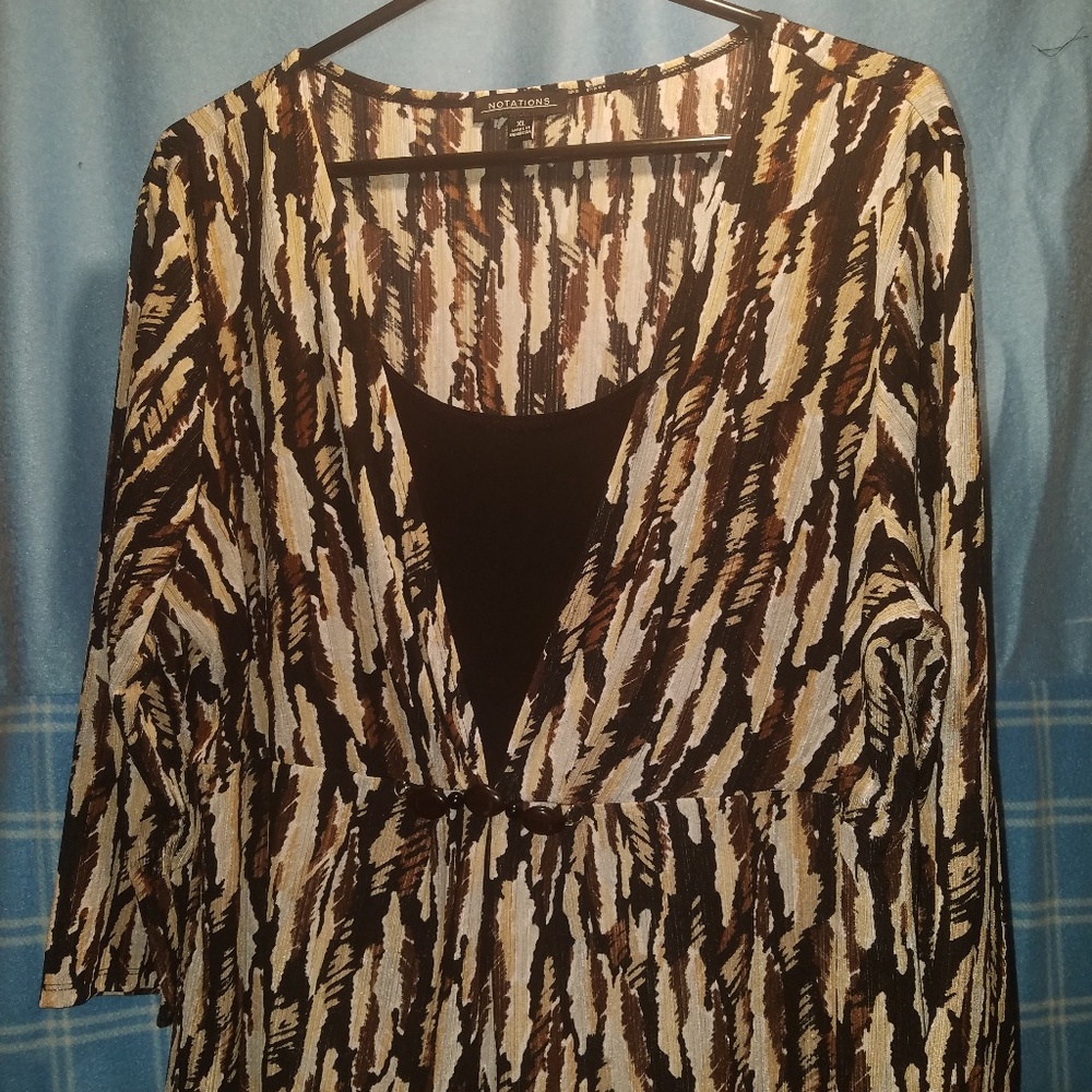 Notations XL Dress Blouse